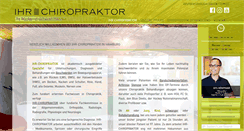 Desktop Screenshot of ihr-chiropraktor.de