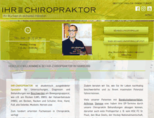 Tablet Screenshot of ihr-chiropraktor.de